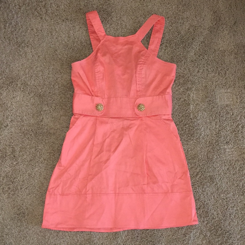 Alyn Paige coral orange sundress